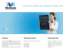 Tablet Screenshot of medsom.com.br